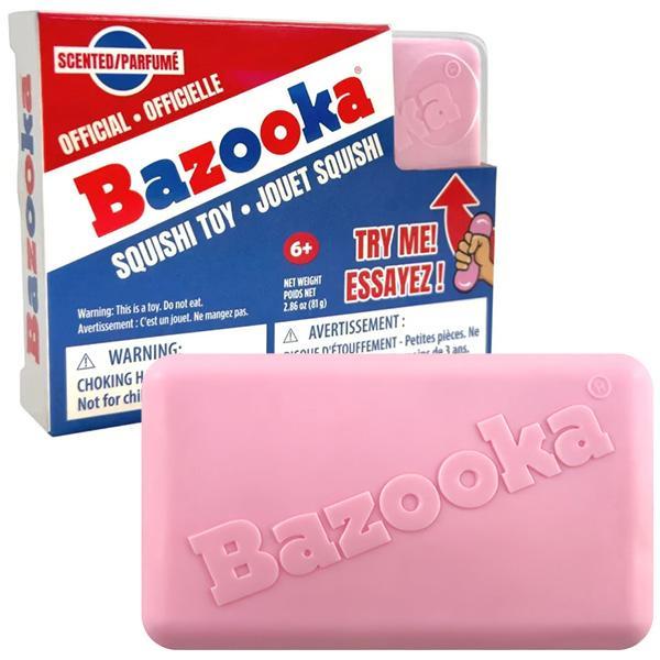 Bazooka Gum Scented Squishi Toy with bubblegum scent and sensory filling