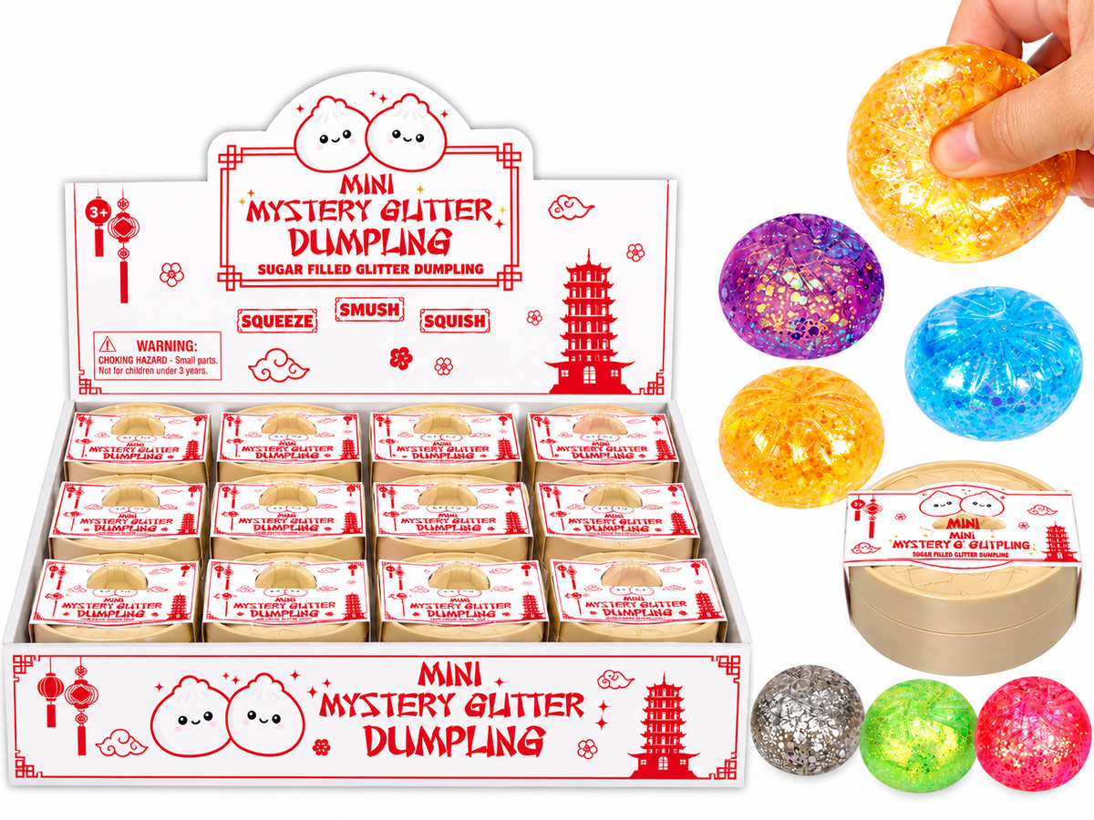 Assorted Master Toys Mini Mystery Glitter Dumplings with maltose filling