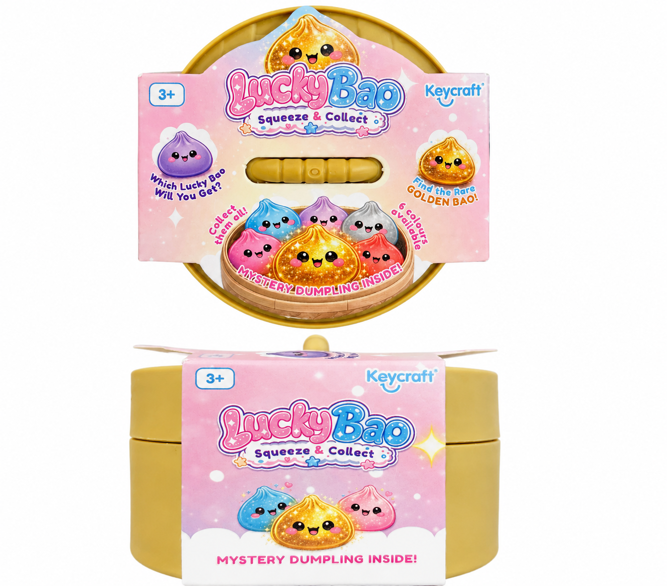 Mini Lucky Bao Bun mystery dumpling sensory squishy fidget toy