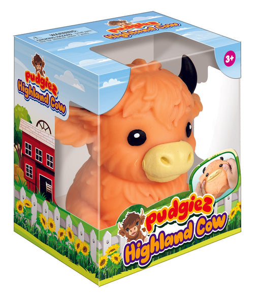 Jumbo Highland Cow Squishy | Large Sensory Stress Toy