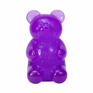 Purple NeeDoh Gummy Bear squishy sensory toy by Schylling
