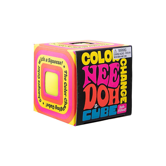 Authentic NeeDoh® Color Change Cube - color chosen at random