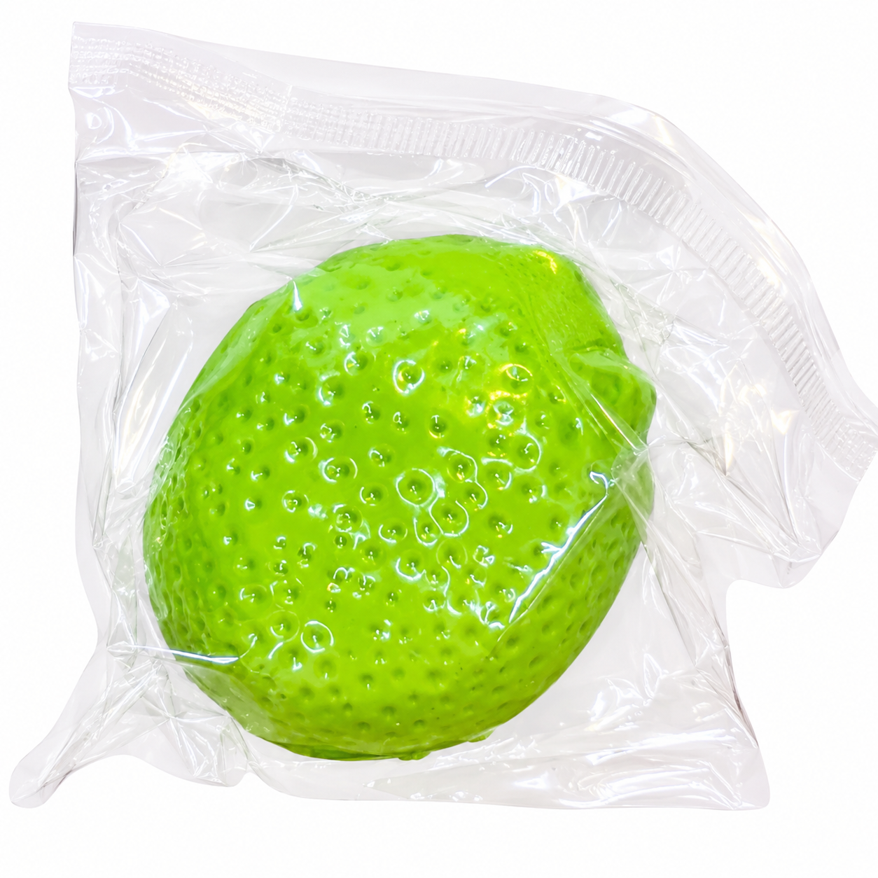 Green Crunchy Lime Squishy fruit sensory squeeze and fidget toy