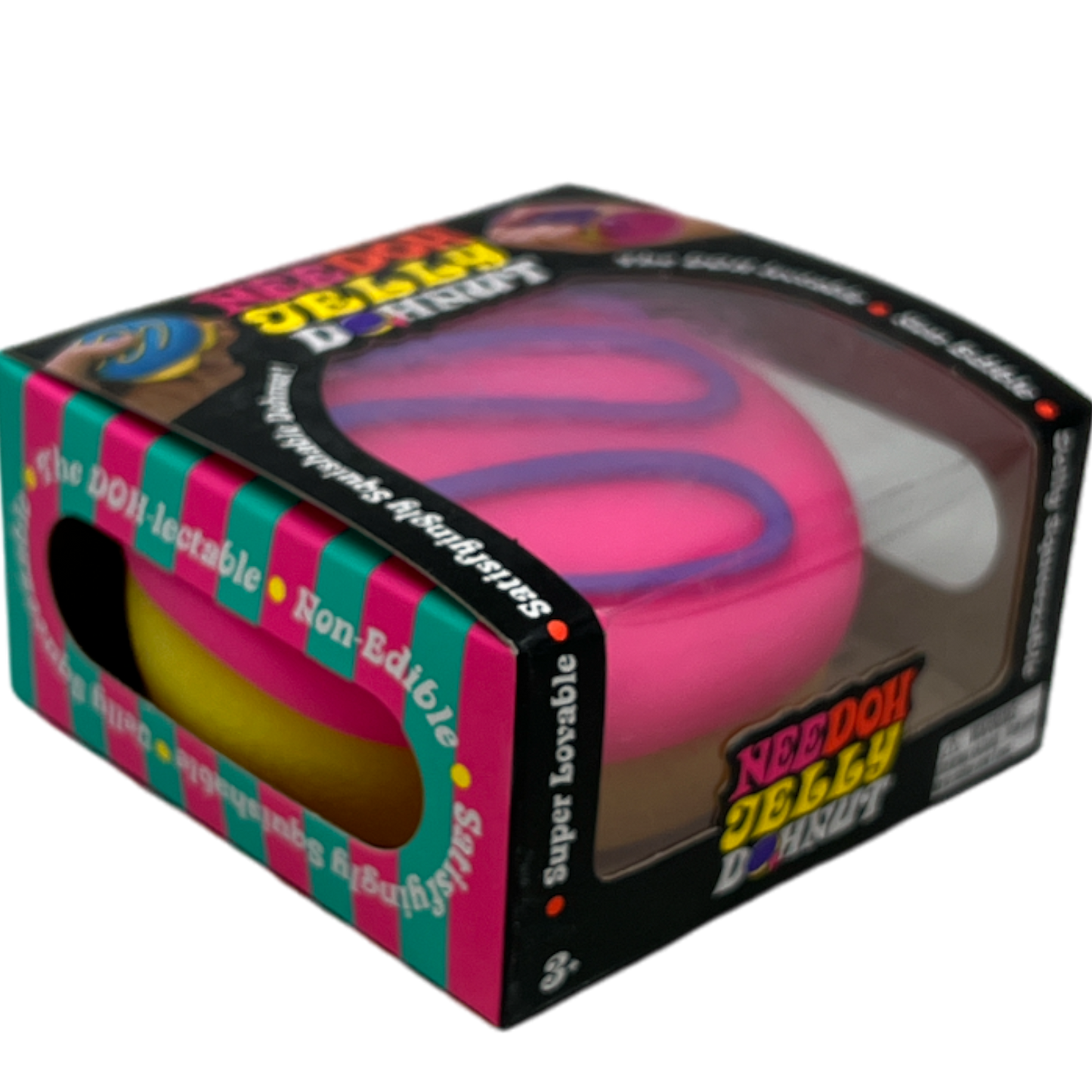 Authentic Schylling NeeDoh Jelly Dohnut – Jelly-Filled Sensory Squishy