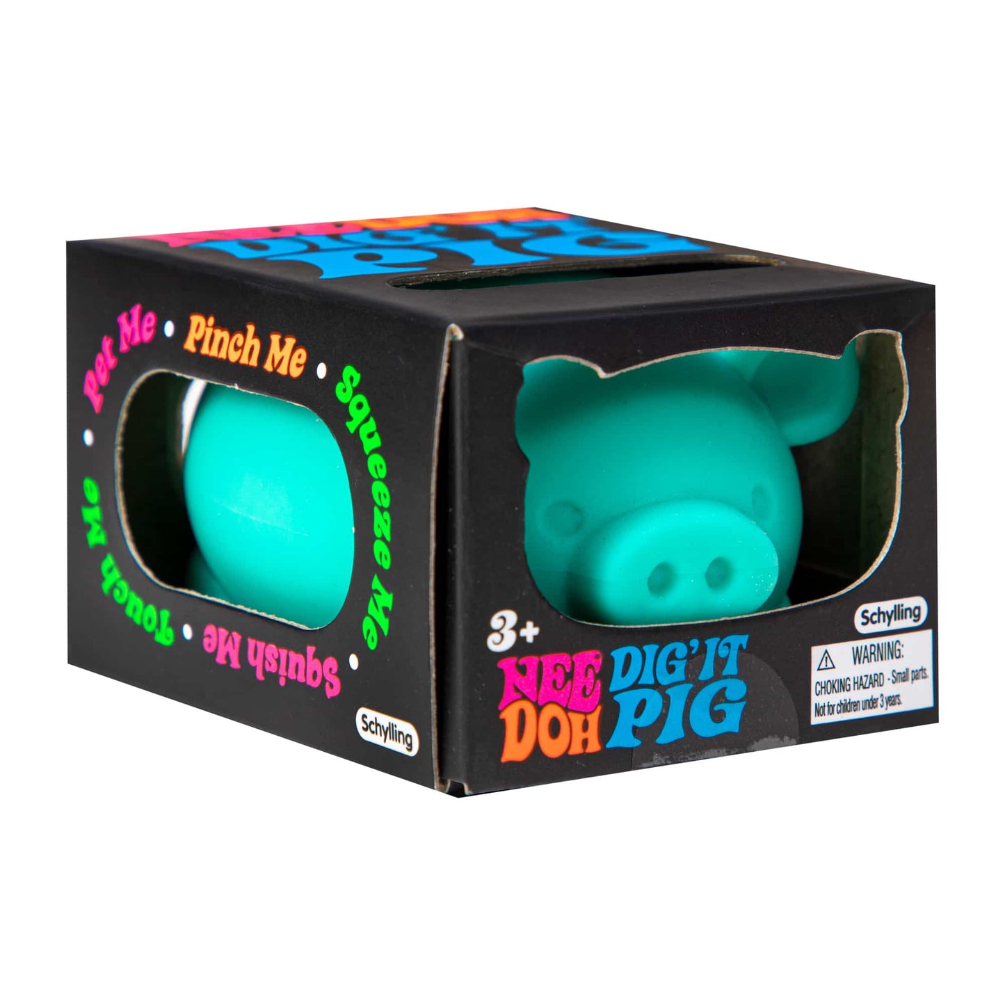 Authentic Schylling NeeDoh Dig’ It Pig – Pig Sensory Squishy