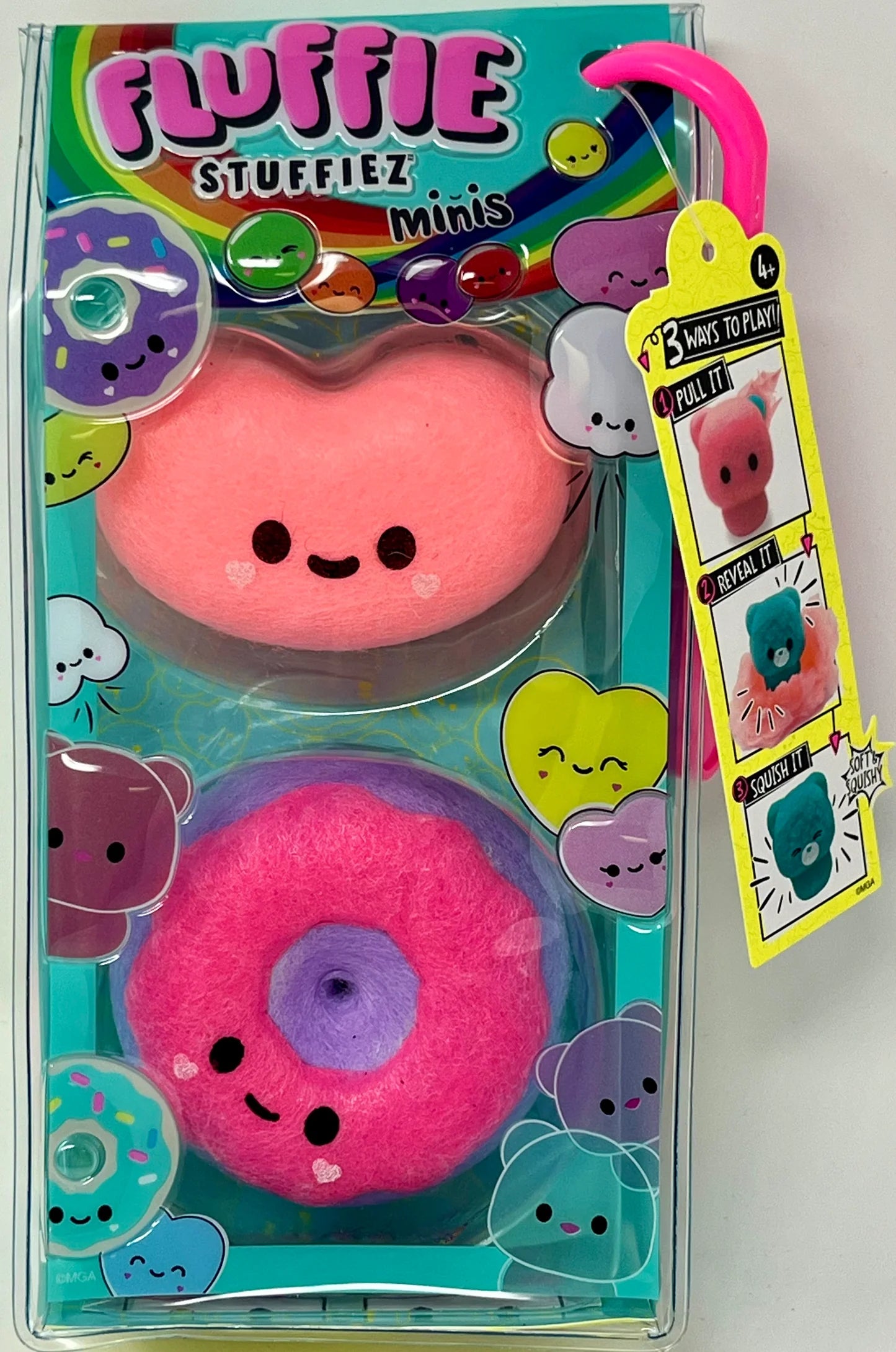 Fluffie Stuffiez Minis Jelly Bean and Donut 2-Pack surprise squishy toys by MGA Entertainment