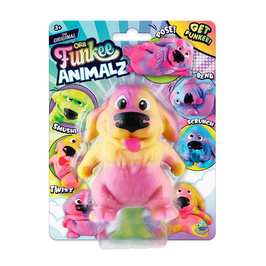 ORB Funkee Animalz – Stretchy Squishy Animal Sensory Fidget Toy - sold as 1 random
