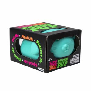 Schylling Needoh teal Funky Pup sensory squishy toy