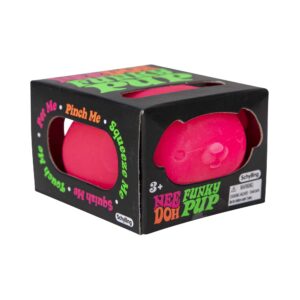 Schylling Needoh pink Funky Pup sensory squishy toy