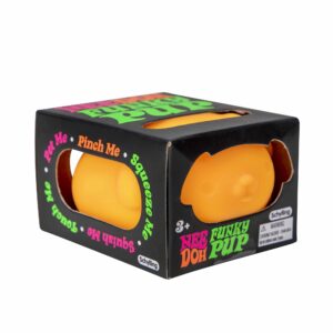 Schylling Needoh yellow Funky Pup sensory squishy toy
