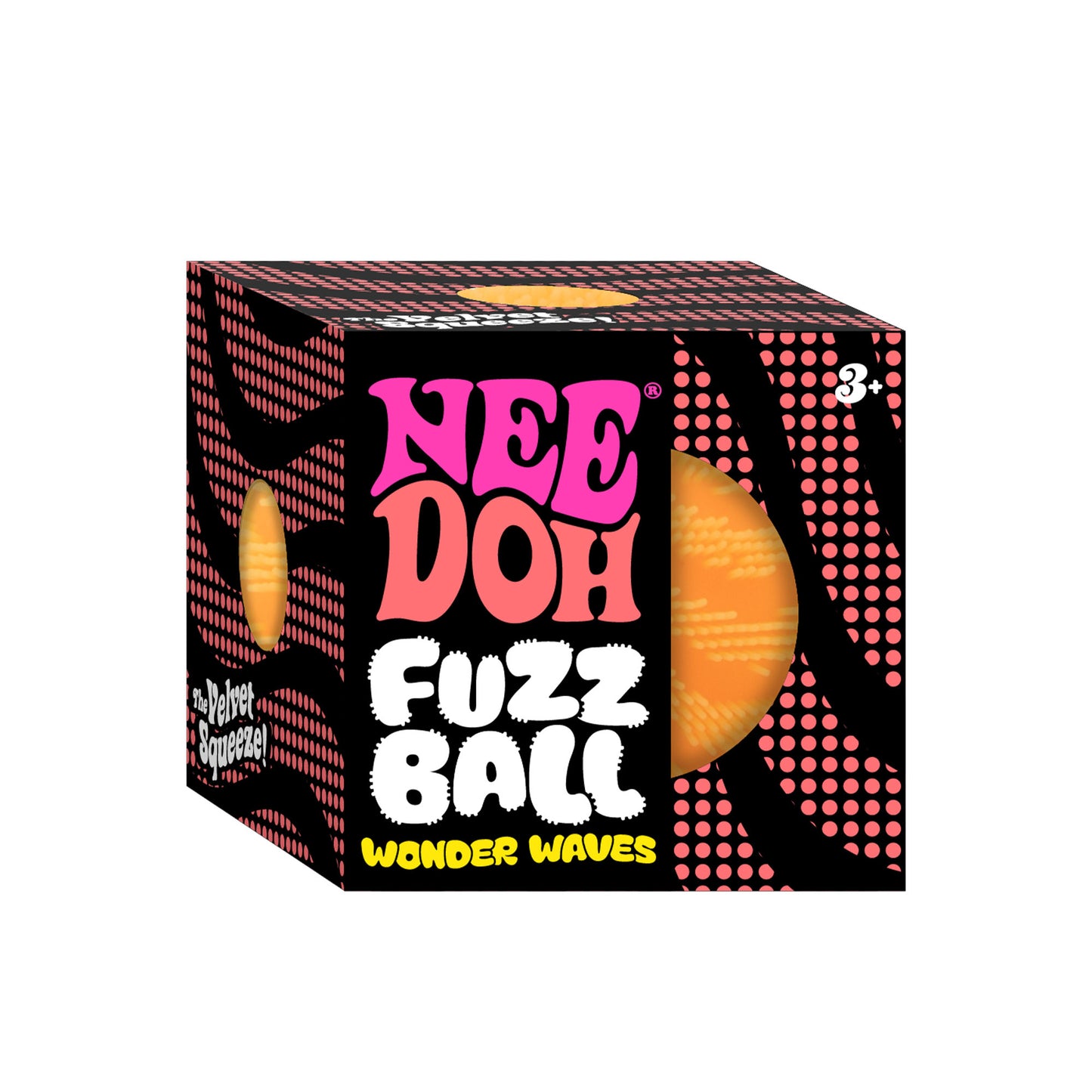 Authentic NeeDoh® Fuzz Ball - Orange