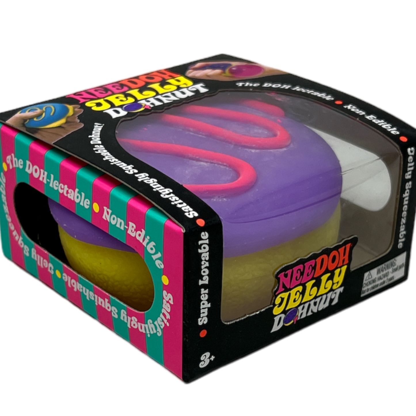 Authentic Schylling NeeDoh Jelly Dohnut – Jelly-Filled Sensory Squishy