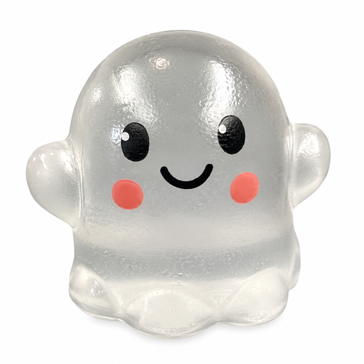 Glow-in-the-dark ghost maltose squishy Halloween sensory squeeze toy