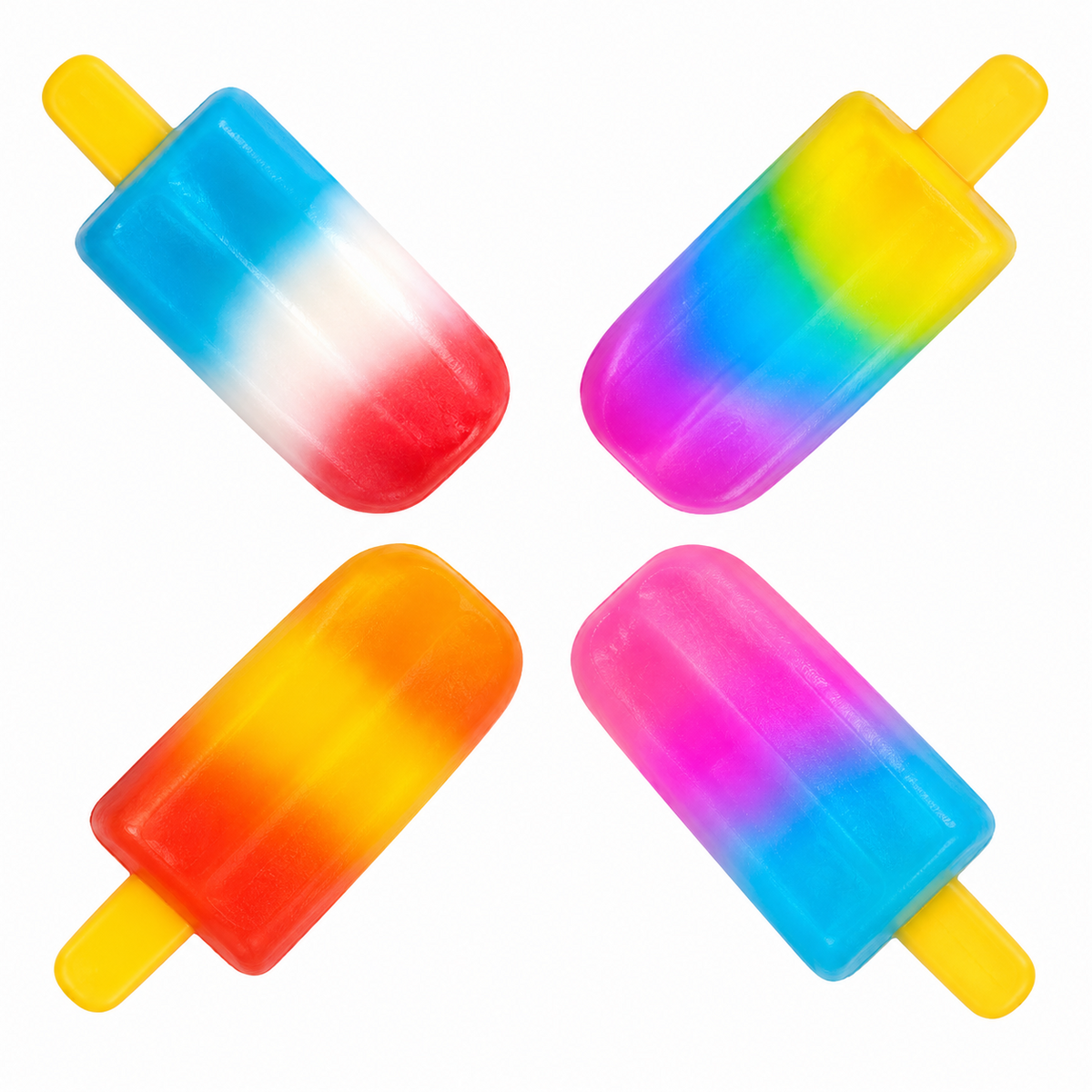Goolala Rainbow Pop colorful popsicle multi squishy sensory toy