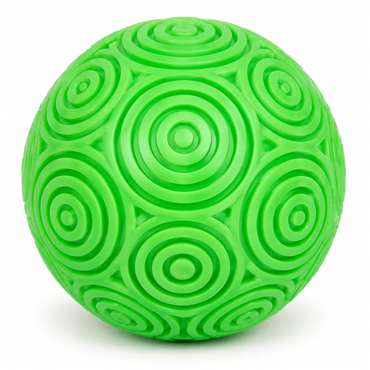 Super NeeDoh Ripples jumbo textured sensory squishy toy by Schylling in green groove centric