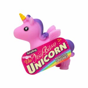 Authentic Schylling® Itsy Bitsy Unicorn - stretchy squeezy sold in various colors pk 1