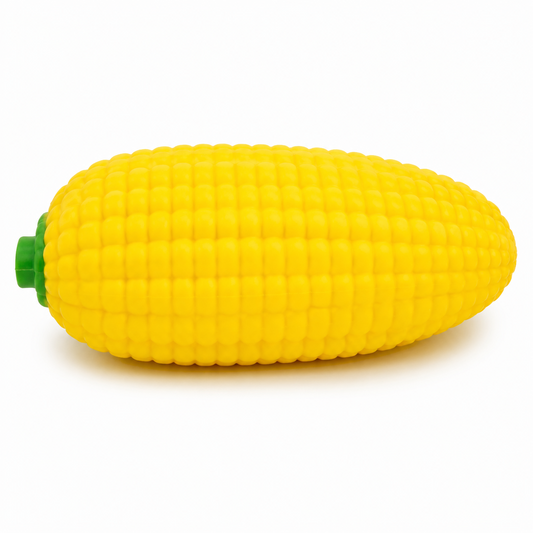 Jumbo 8 inch yellow corn squishy giant textured sensory squeeze toy
