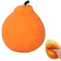 Jumbo tangerine squishy orange fruit sensory and fidget squeeze toy