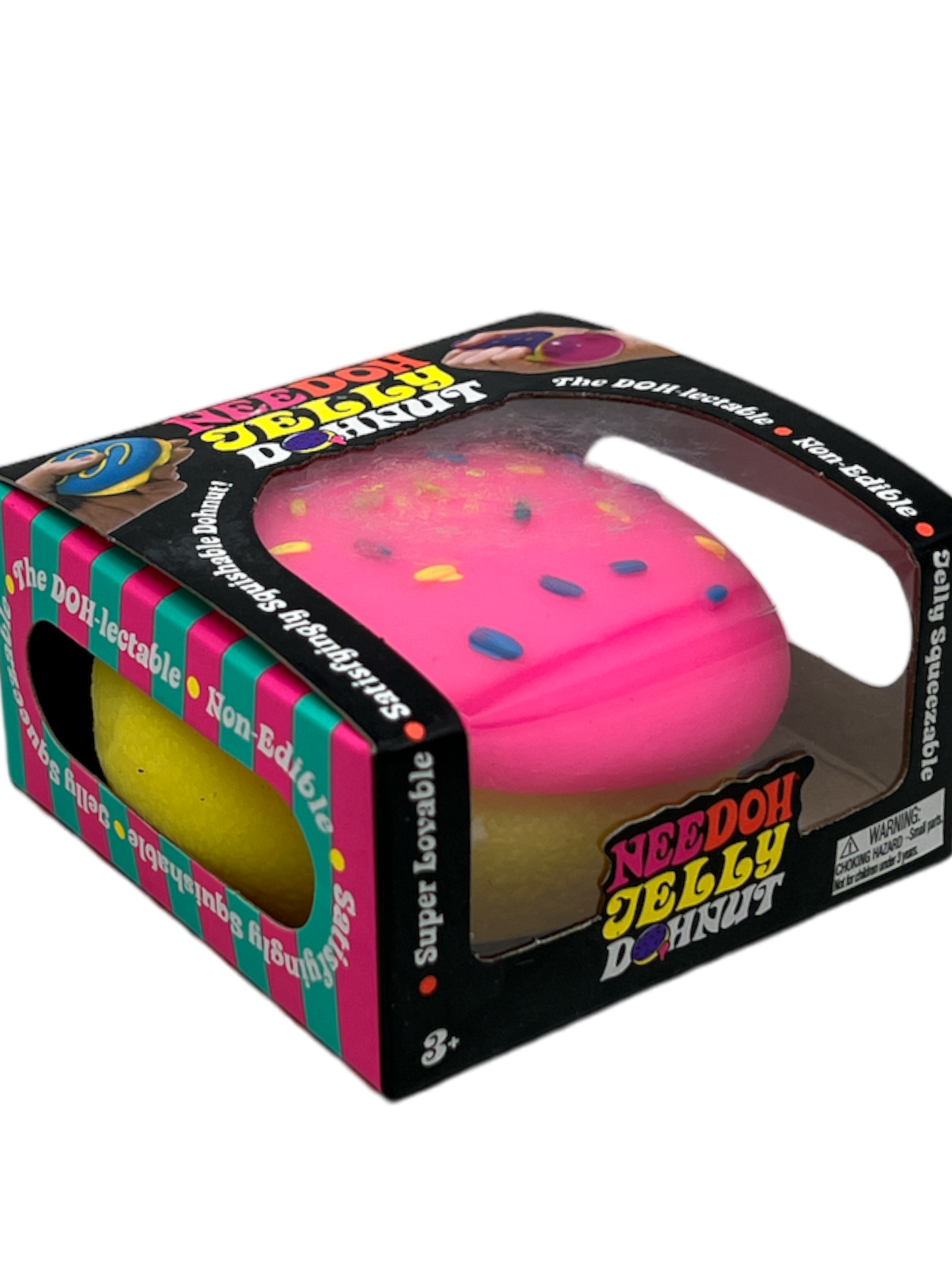 Authentic Schylling NeeDoh Jelly Dohnut – Jelly-Filled Sensory Squishy