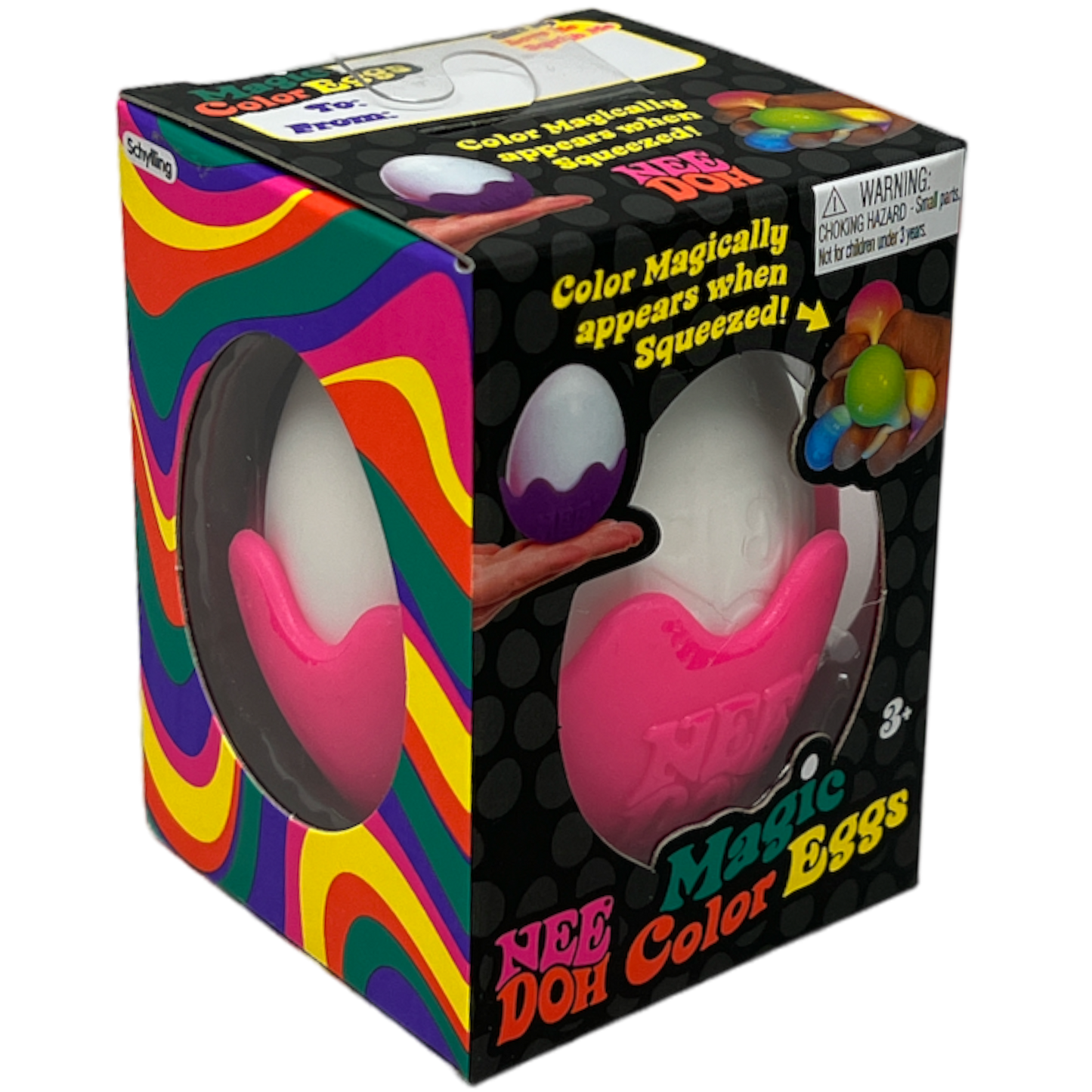 Authentic Schylling NeeDoh Magic Color Egg – Color Changing Sensory Squishy