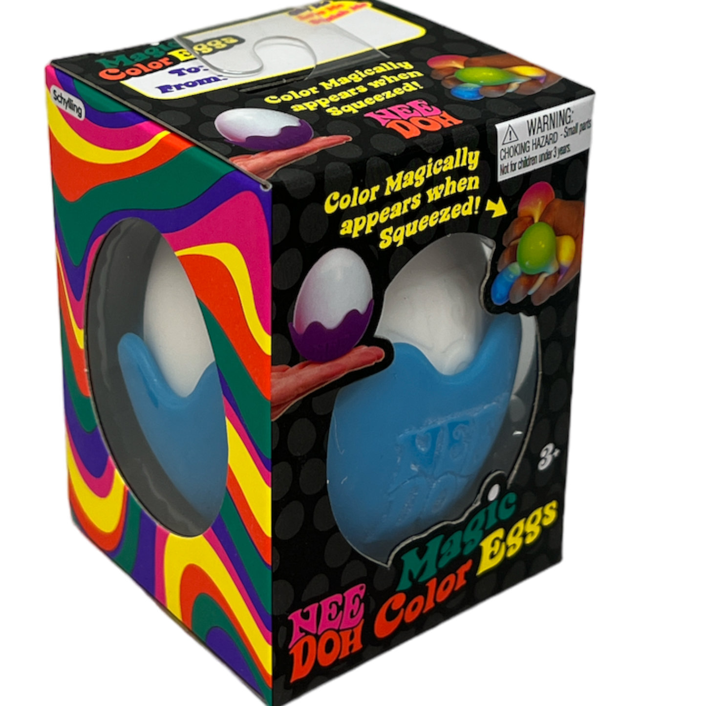 Authentic Schylling NeeDoh Magic Color Egg – Color Changing Sensory Squishy