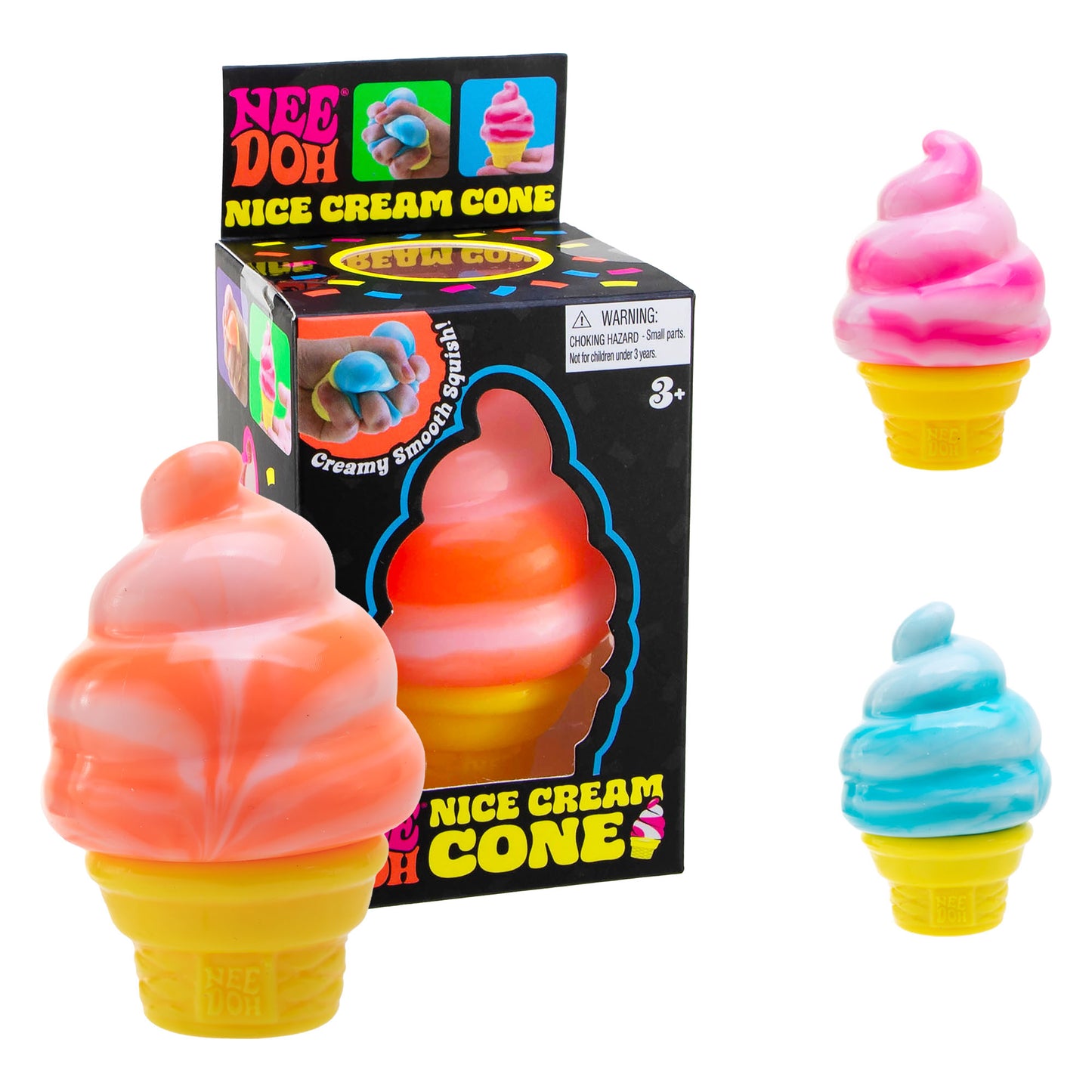 NeeDoh Nice Cream Cone by Schylling ice cream cone sensory squishy toy