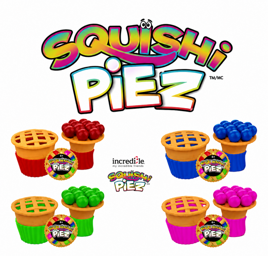 Squishi Piez - Random colors 1pc