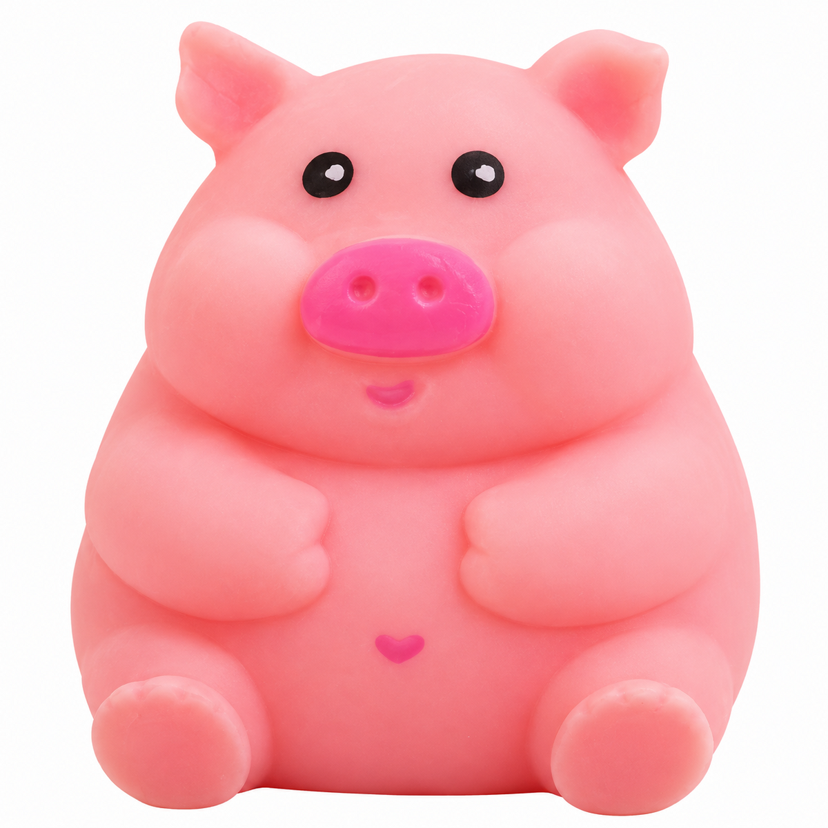 PORK pink dough-filled pig squishy sensory toy at Hucklepuff Ranch