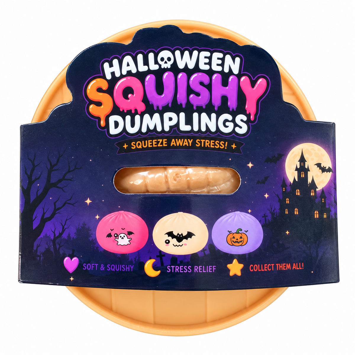 Puka Creations Halloween Squishy Dumpling packaging UPC 840272715956