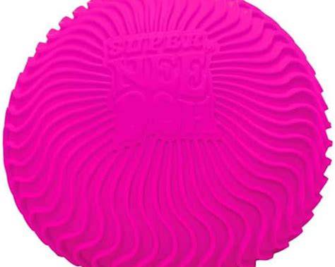 Super NeeDoh Ripples jumbo textured sensory squishy toy by Schylling in pink wave