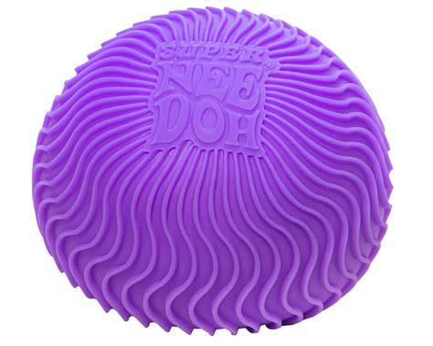 Super NeeDoh Ripples jumbo textured sensory squishy toy by Schylling in purple wave crave