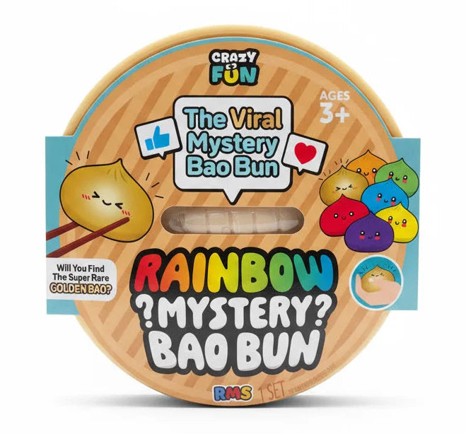 Authentic RMS Crazy Fun Rainbow Mystery Bao Bun squishy dumpling sensory toy