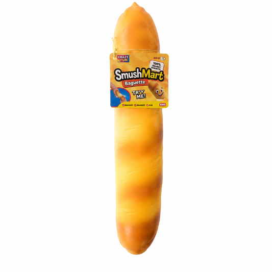 RMS Crazy Fun SmushMart Baguette 15 inch jumbo bread sensory squishy toy