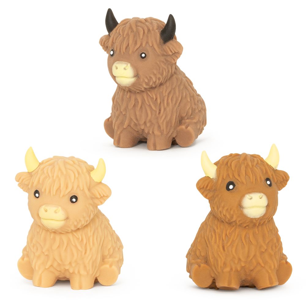 Highland Cow Squishy Buddy - sold as 1 random color
