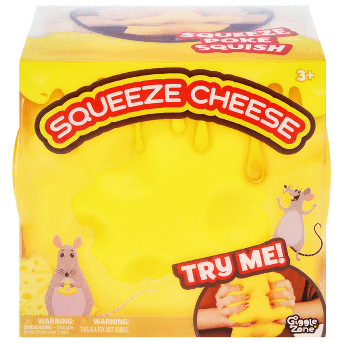 Jumbo Squeeze Cheese – Sunny Days Oversized Sensory Squishy