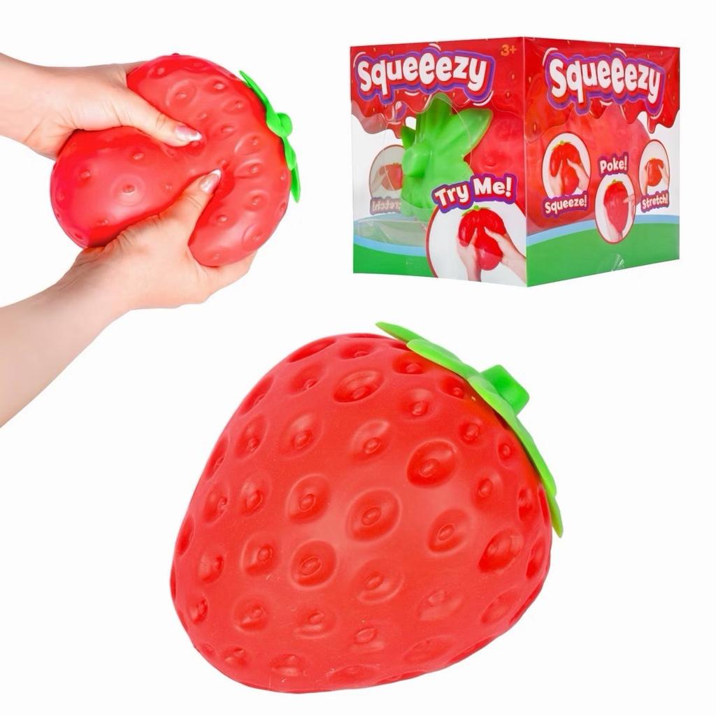 Jumbo Strawberry Squish Toy