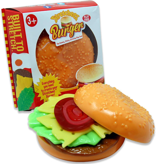 Stretcheez Burgers stretchy sensory squishy fidget toys in assorted styles
