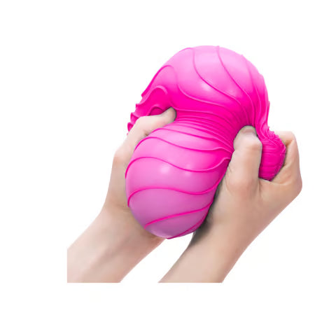 Super NeeDoh Ripples jumbo textured sensory squishy toy by Schylling jumbo squeeze