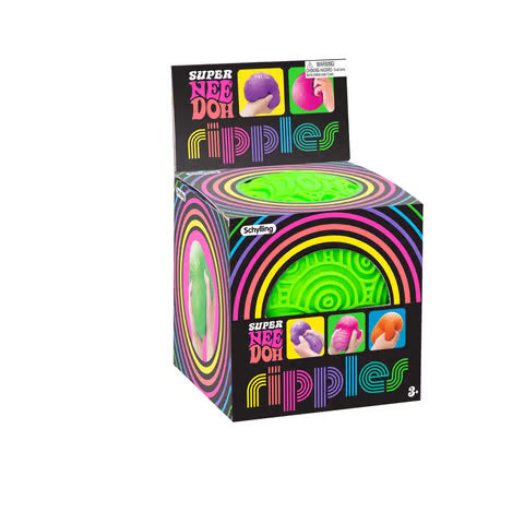 Super NeeDoh Ripples jumbo textured sensory squishy toy by Schylling