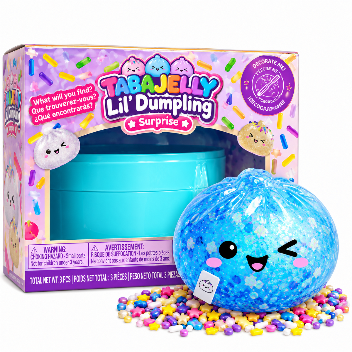 Lil' Dumpling Surprise mystery Taba squishy decorating kit