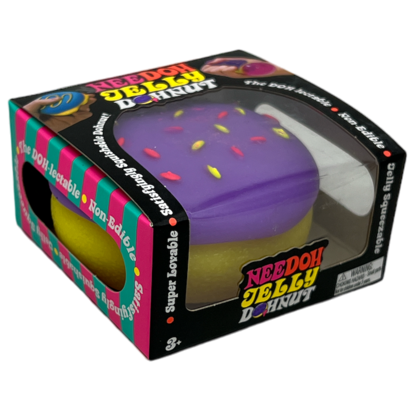 Authentic Schylling NeeDoh Jelly Dohnut – Jelly-Filled Sensory Squishy